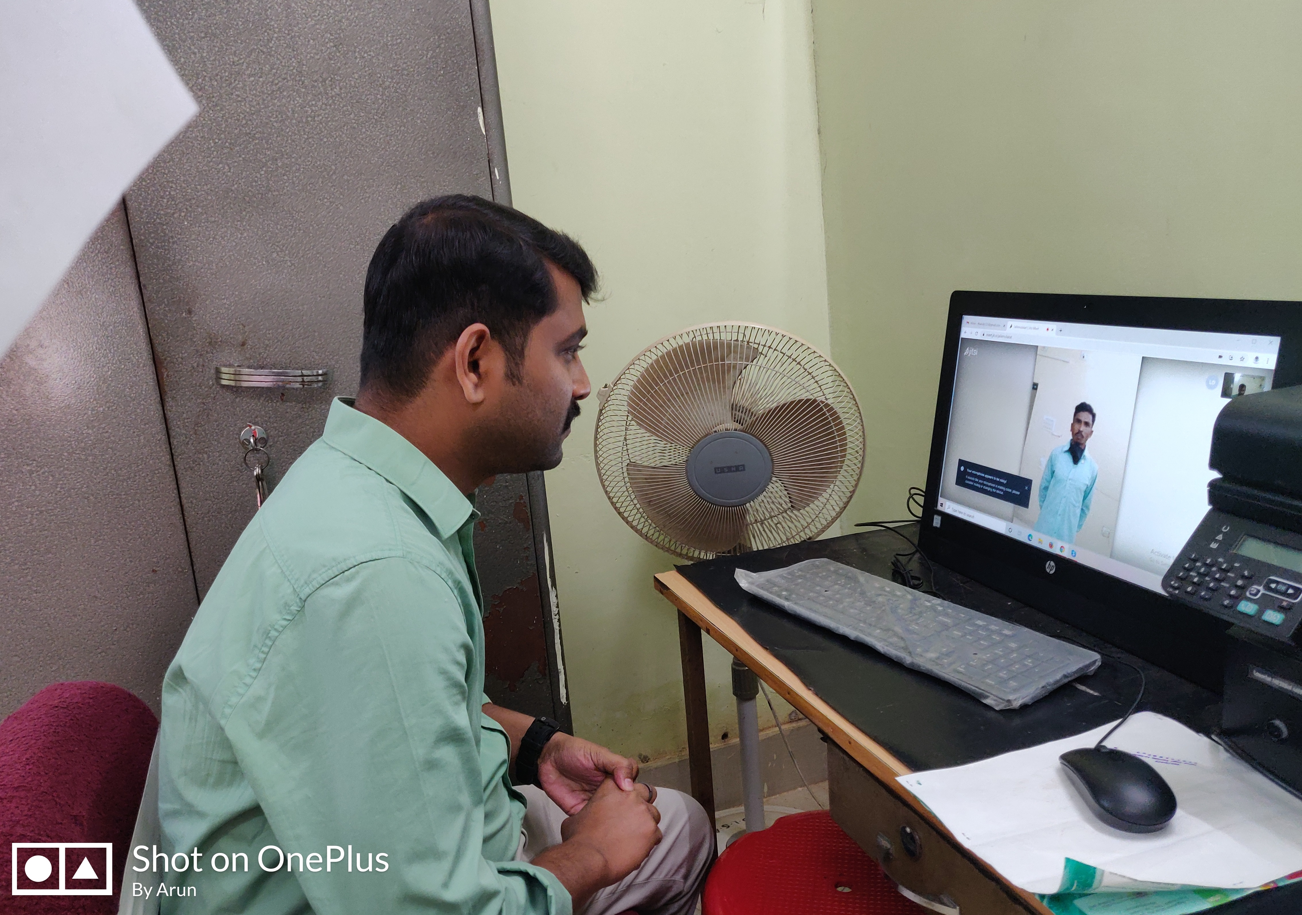 Video Conference with Jail Inmates